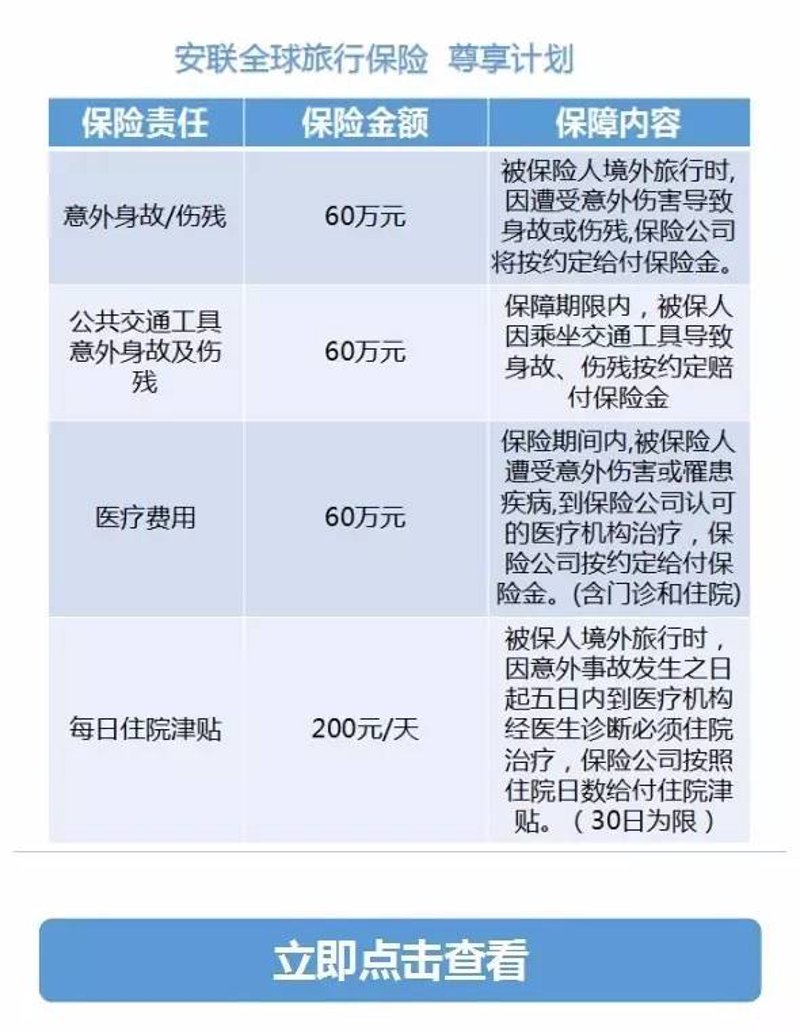 阿拉善盟境外旅游保险